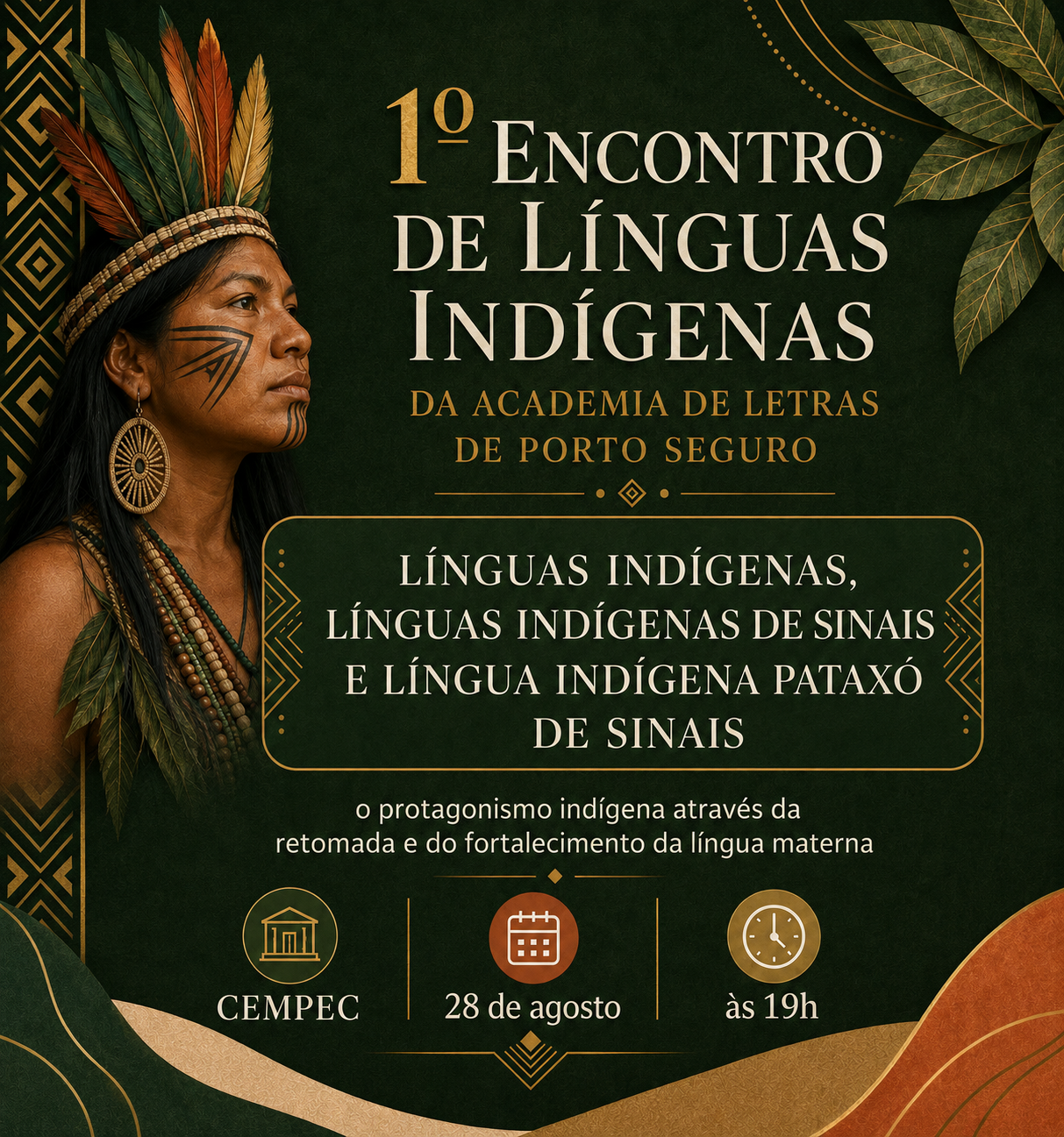 Academia de Letras de Porto Seguro realiza 1º Encontro de Línguas Indígenas