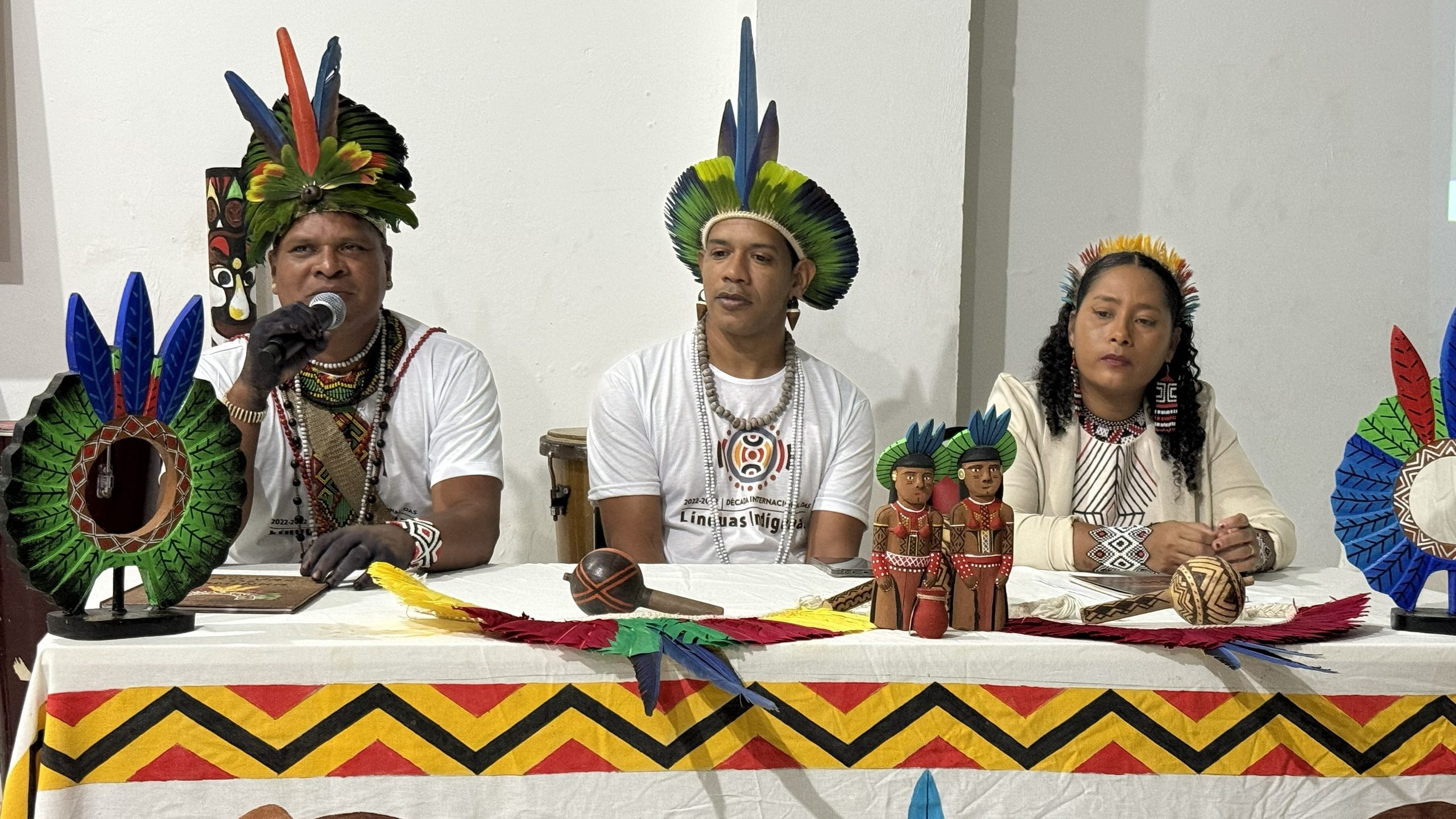 Academia realiza 1º Encontro de Línguas Indígenas e fortalece diálogo com o povo Pataxó